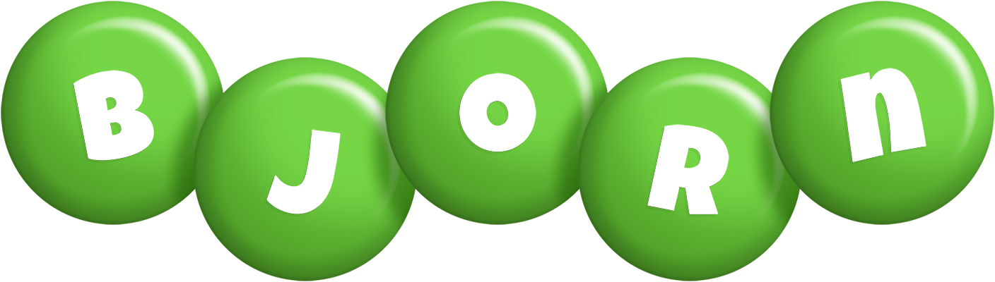 Bjorn candy-green logo
