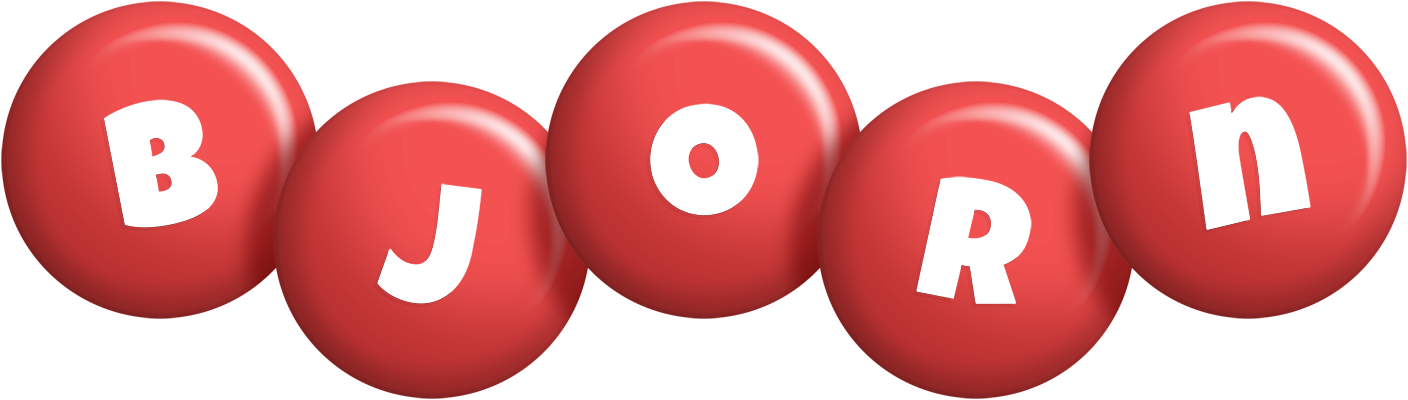 Bjorn candy-red logo