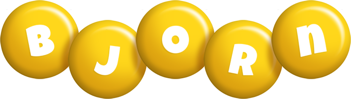 Bjorn candy-yellow logo