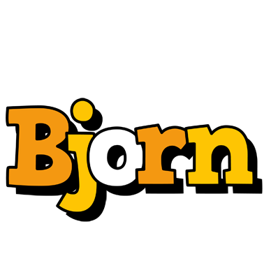 Bjorn cartoon logo