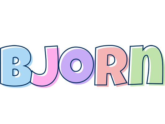 Bjorn pastel logo