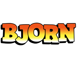 Bjorn sunset logo