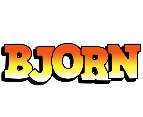 Bjorn sunset logo