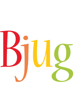 Bjug birthday logo