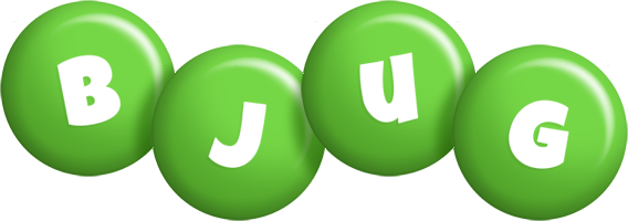 Bjug candy-green logo