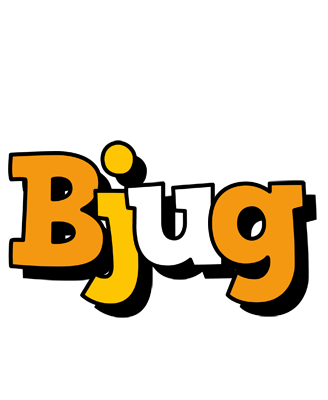 Bjug cartoon logo