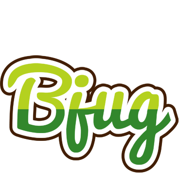 Bjug golfing logo