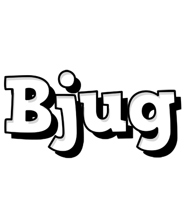 Bjug snowing logo