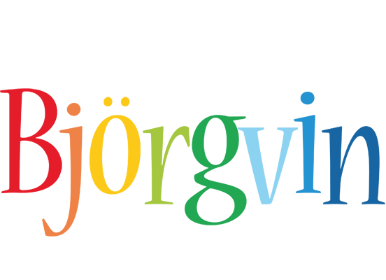 Björgvin birthday logo