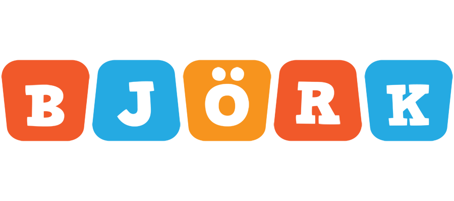 Björk comics logo