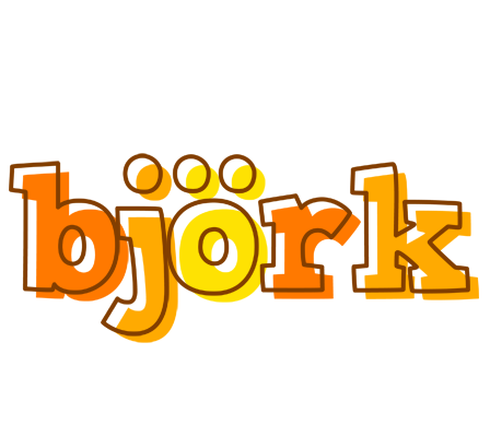 Björk desert logo