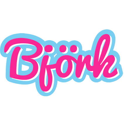 Björk popstar logo