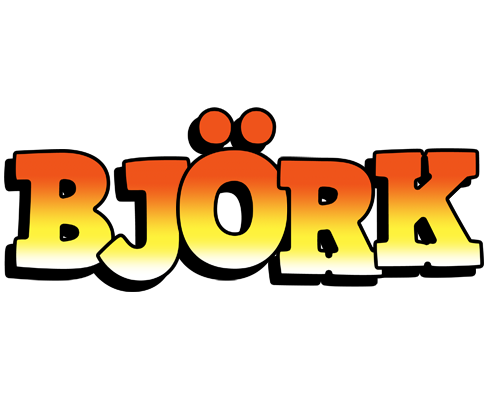 Björk sunset logo