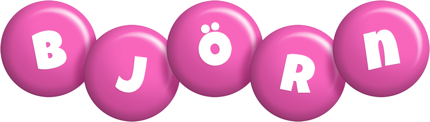 Björn candy-pink logo