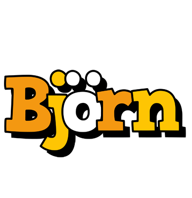 Björn cartoon logo