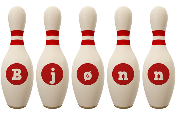 Bjønn bowling-pin logo