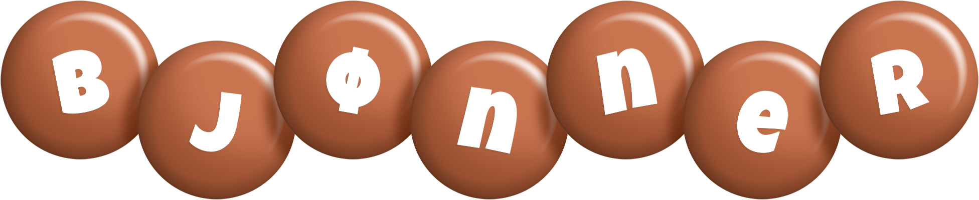 Bjønner candy-brown logo