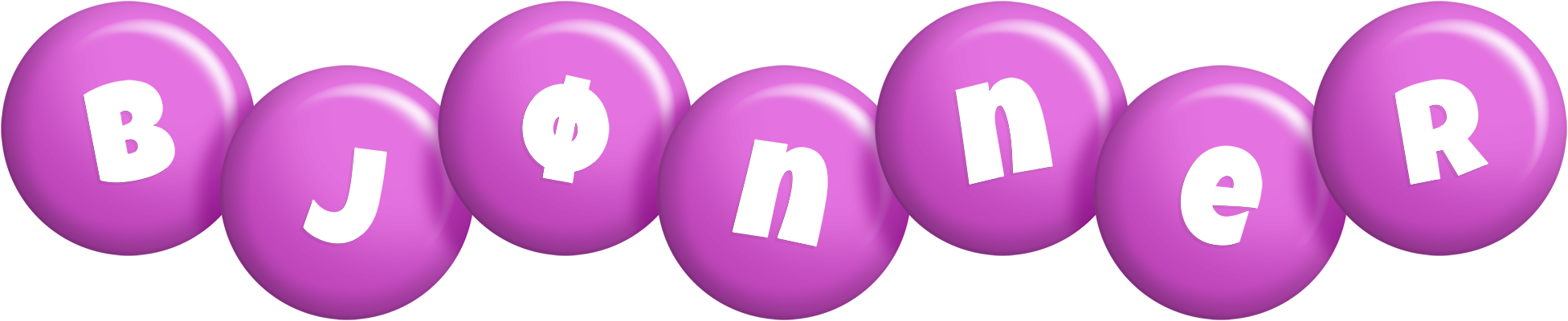 Bjønner candy-purple logo