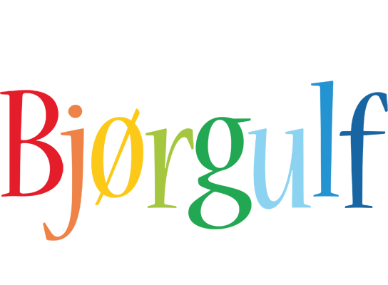 Bjørgulf birthday logo