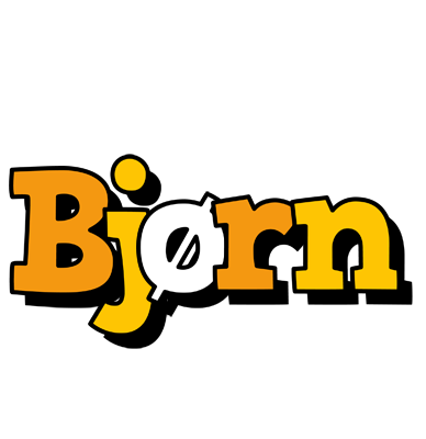 Bjørn cartoon logo