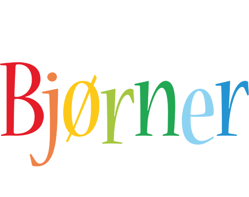 Bjørner birthday logo