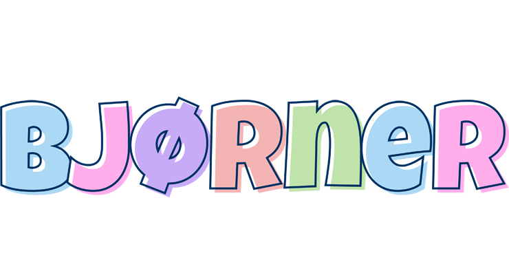Bjørner pastel logo