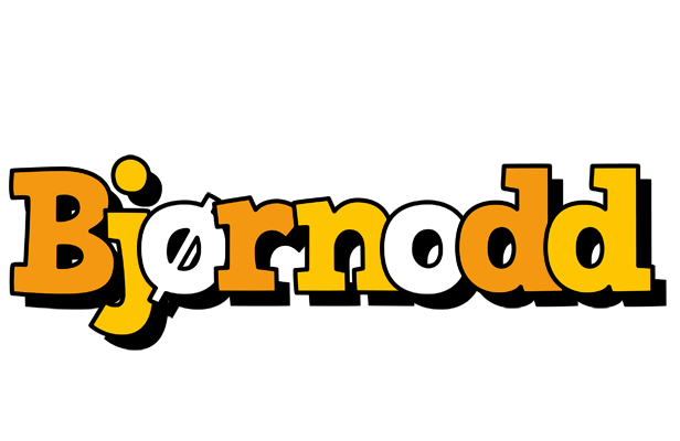 Bjørnodd cartoon logo