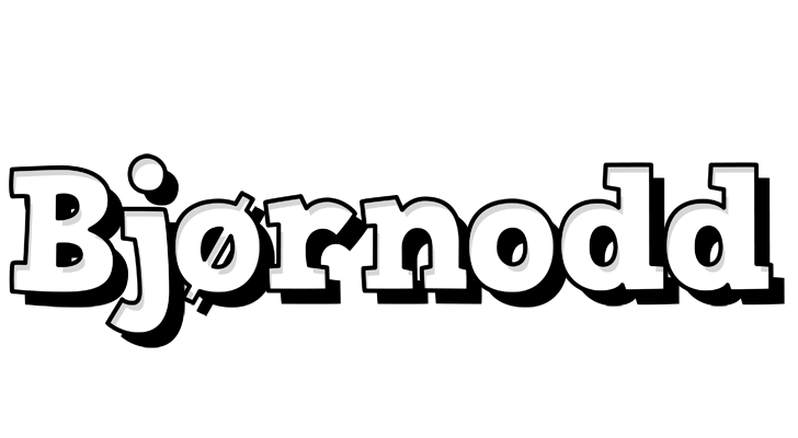 Bjørnodd snowing logo