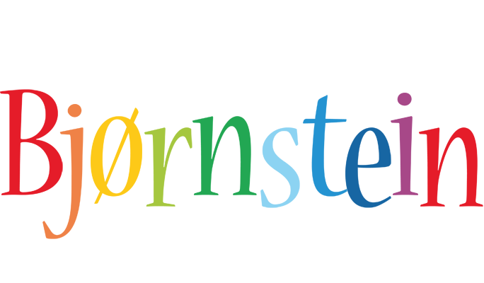 Bjørnstein birthday logo