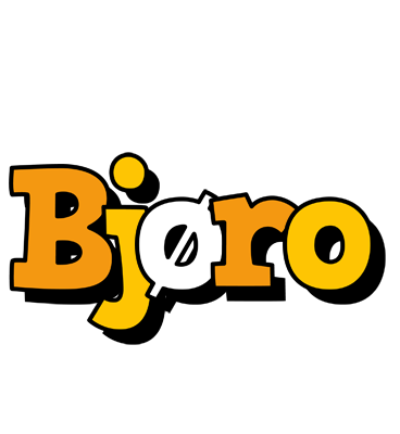 Bjøro cartoon logo