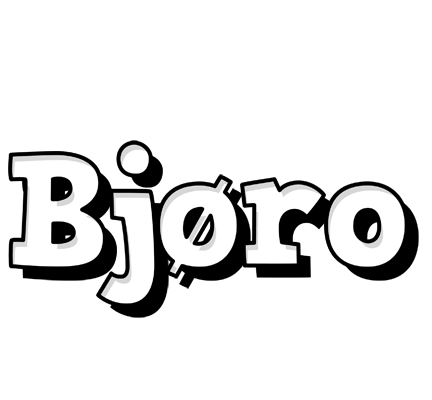 Bjøro snowing logo