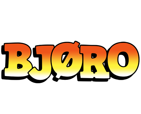 Bjøro sunset logo