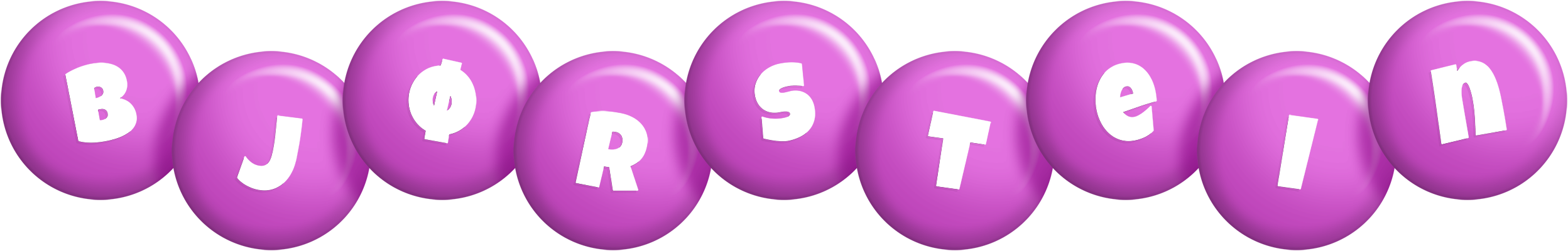 Bjørstein candy-purple logo
