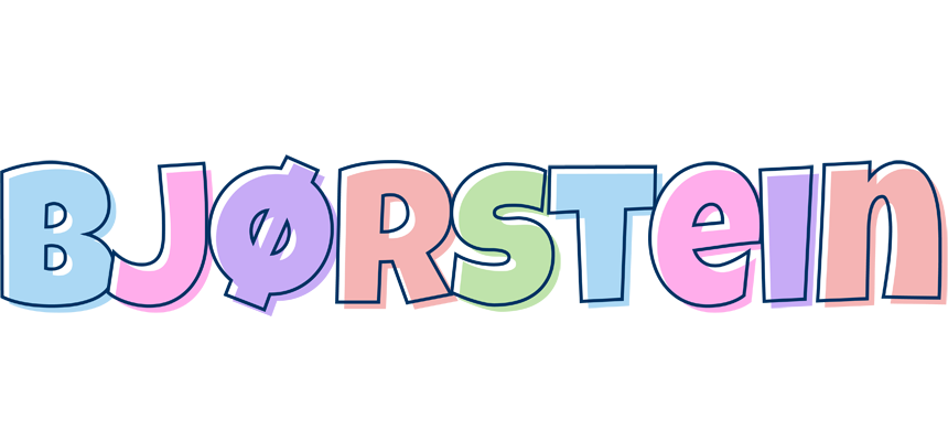 Bjørstein pastel logo
