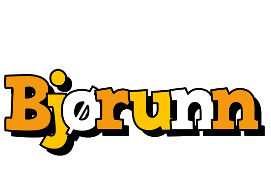 Bjørunn cartoon logo