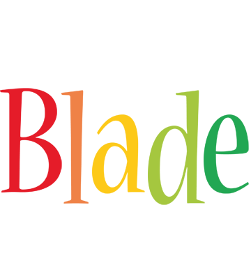 Blade birthday logo