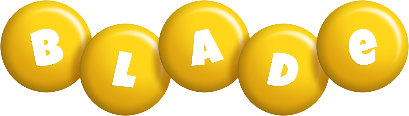 Blade candy-yellow logo