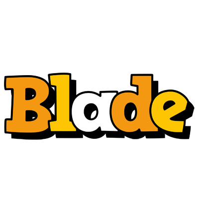 Blade cartoon logo
