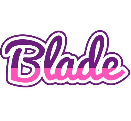 Blade cheerful logo