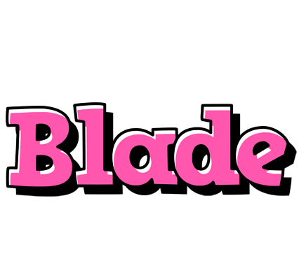 Blade girlish logo