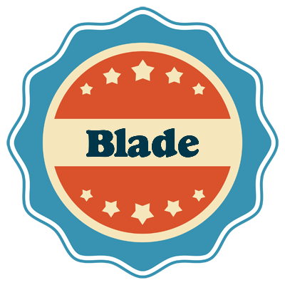 Blade labels logo