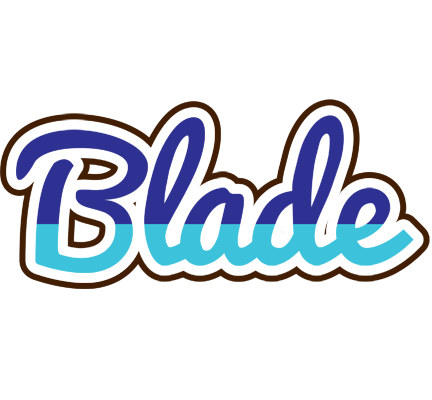 Blade raining logo
