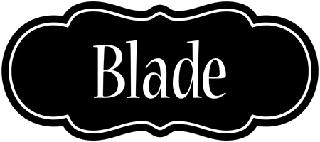 Blade welcome logo