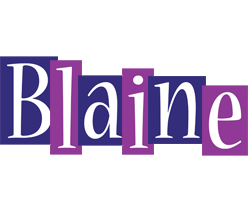 Blaine autumn logo