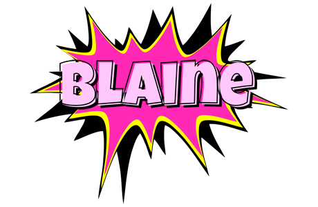 Blaine badabing logo