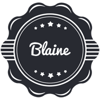 Blaine badge logo