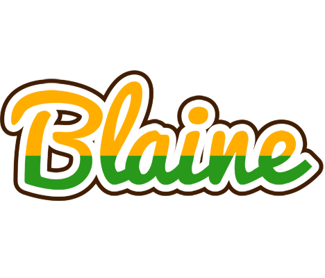 Blaine banana logo