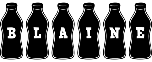Blaine bottle logo