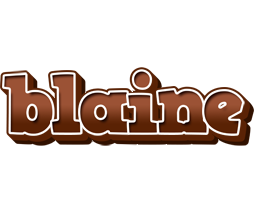 Blaine brownie logo