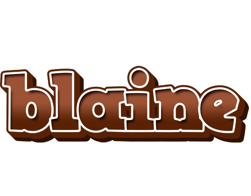Blaine brownie logo